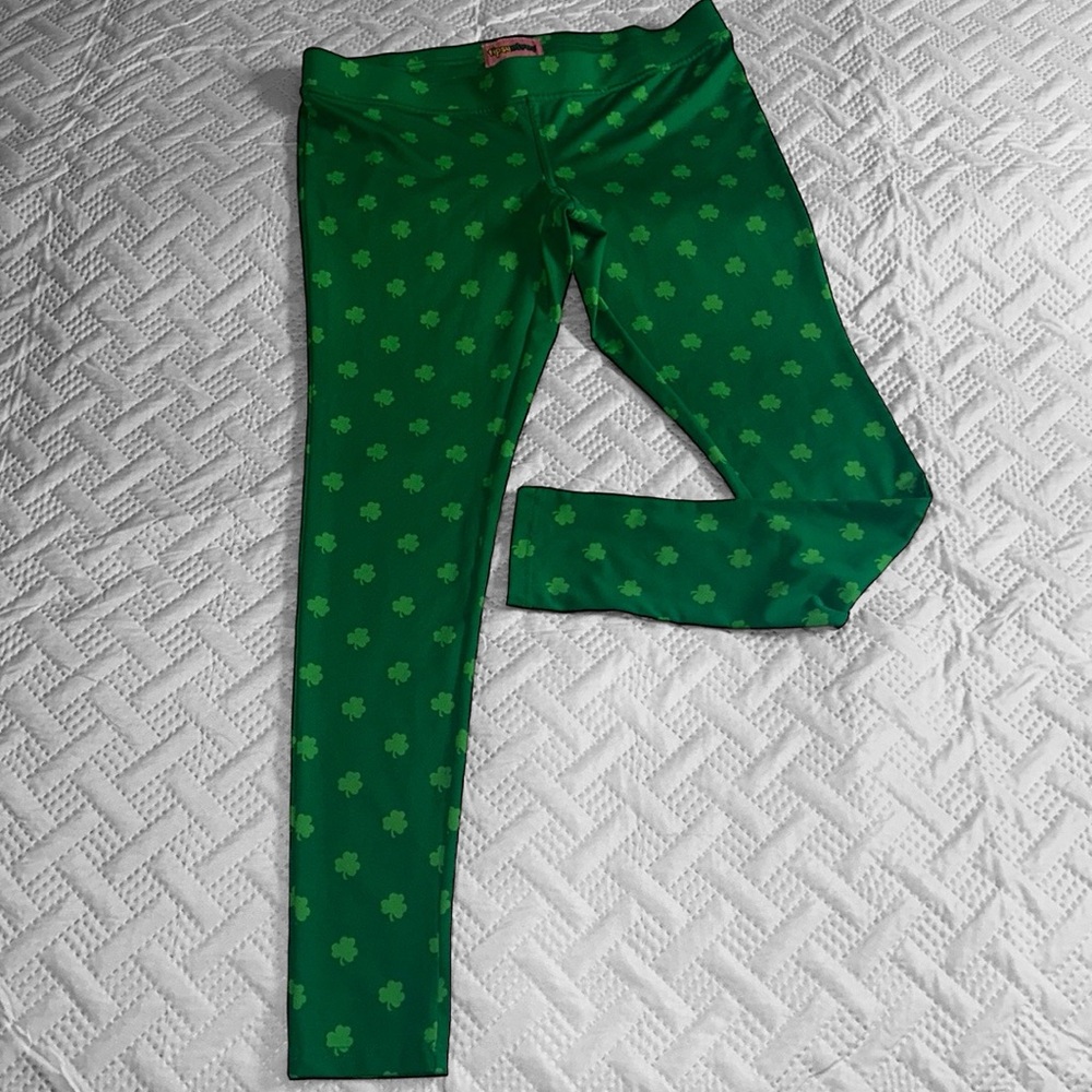 tipsy elves Green Clover Leggings